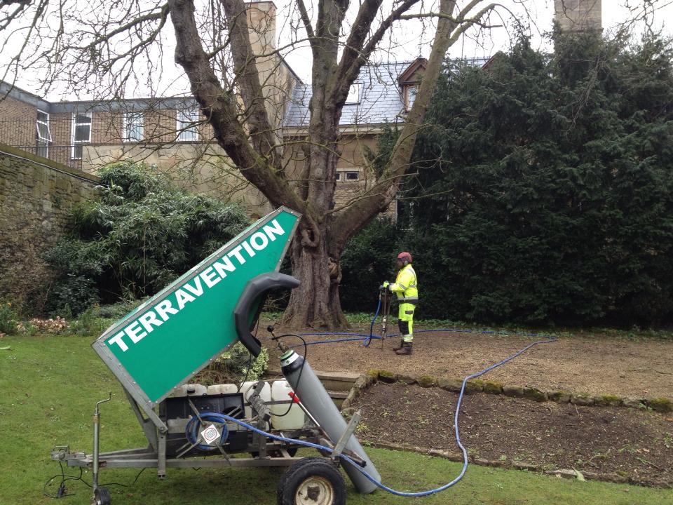 The Terravent in action